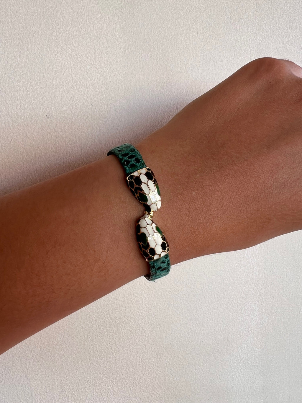 Brazalete Snake verde