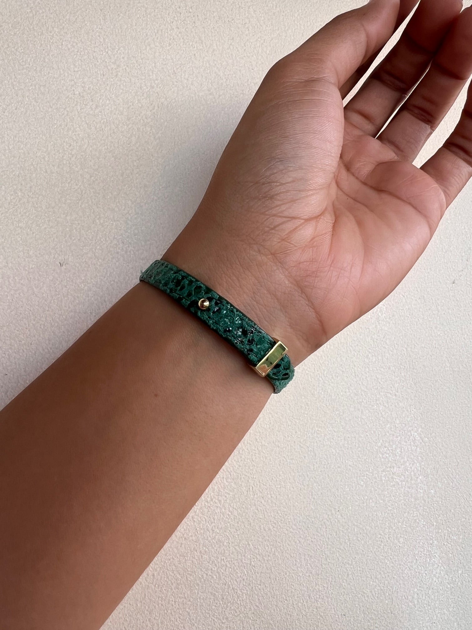 Brazalete Snake verde