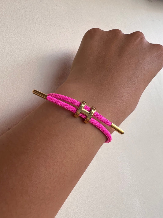 Brazalete HERMES Cuerito Rosa