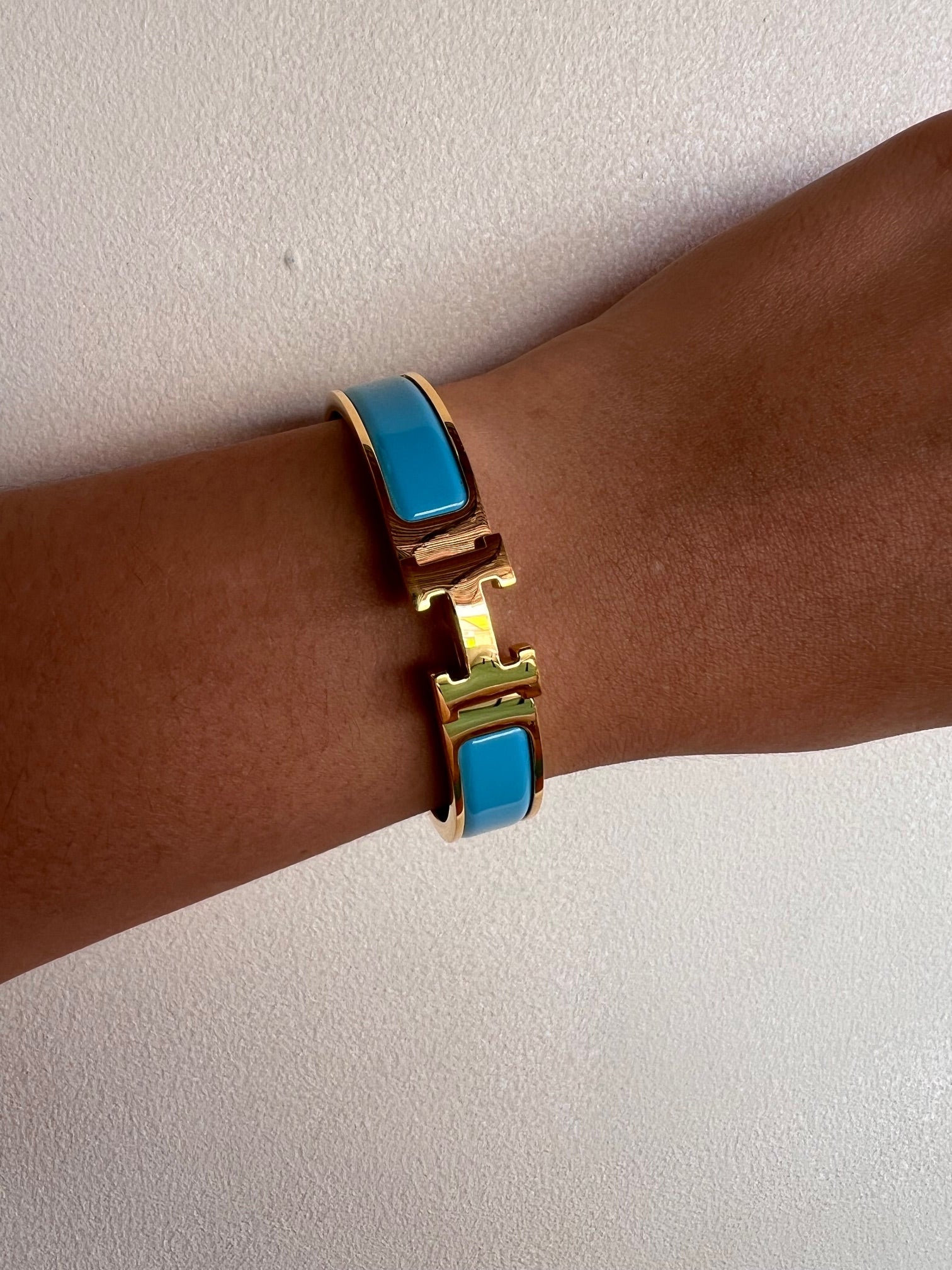 Bangle HERMES Azul Cian