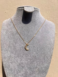 Cadena Luna Brillante Gold