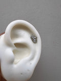 Piercing Corona XL Silver y Circonias Clear