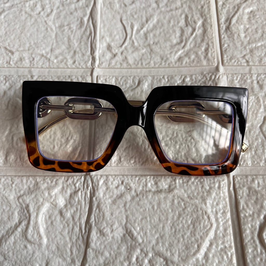 Lentes Cuadrados Animal Print