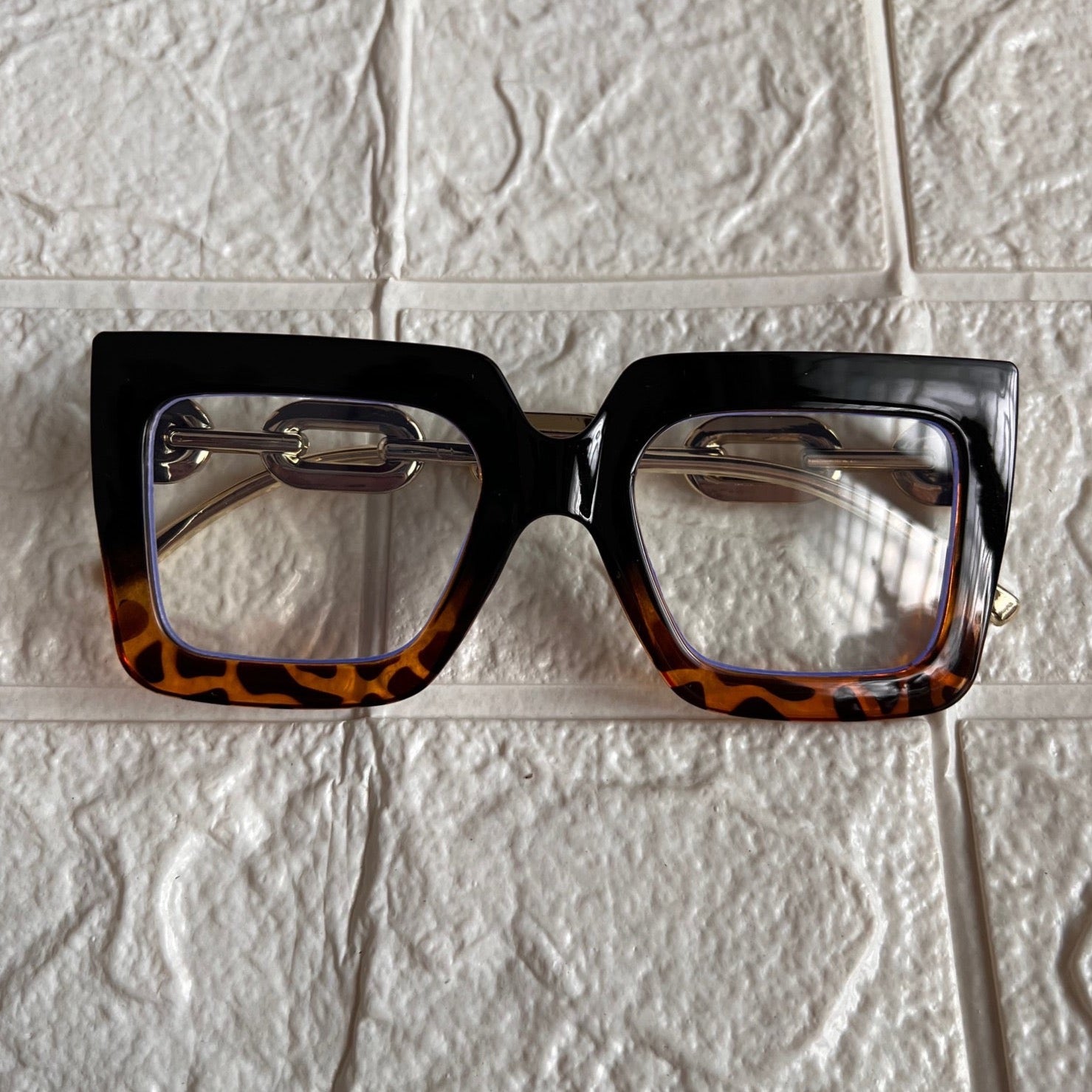 Lentes Cuadrados Animal Print
