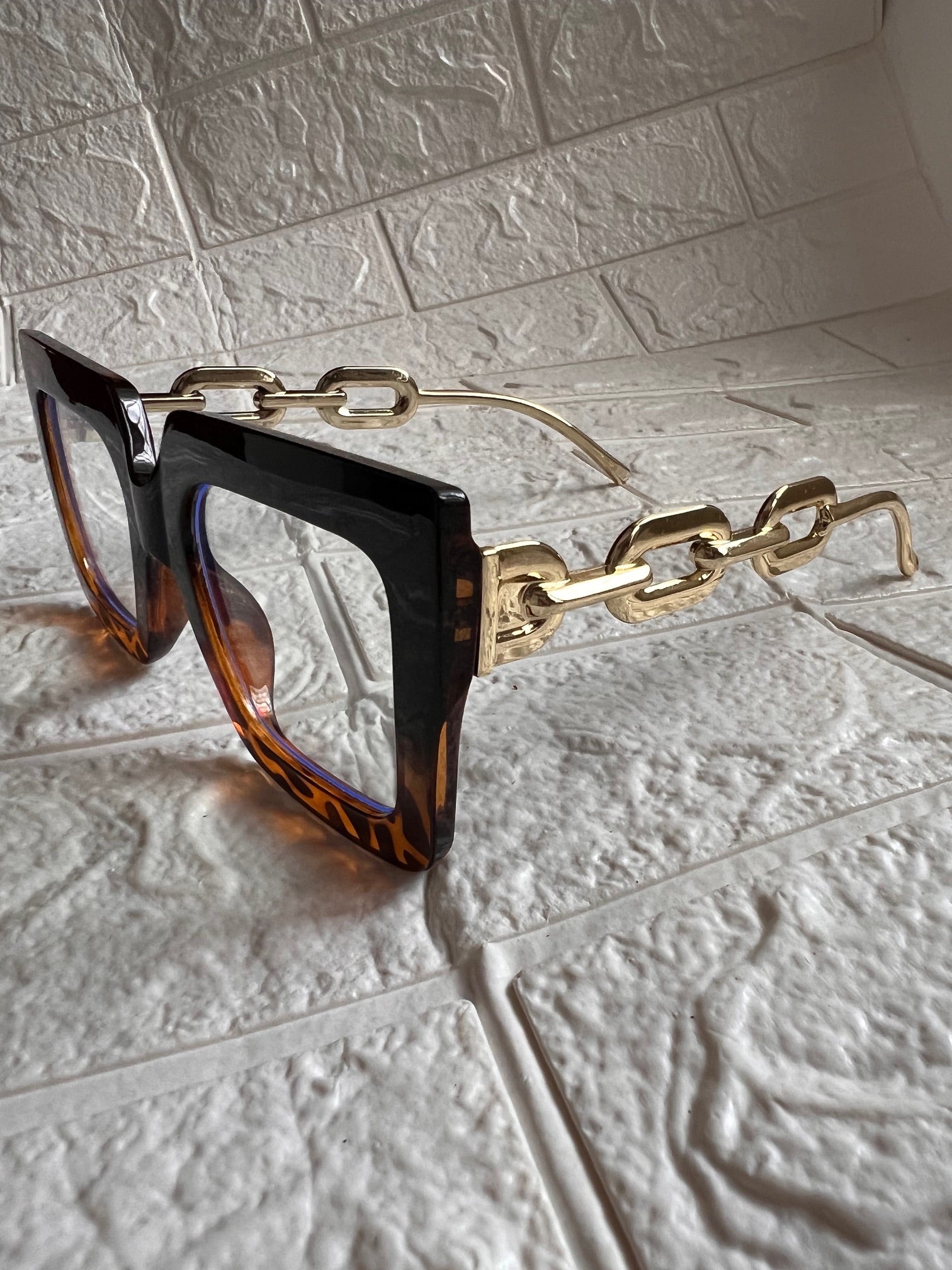 Lentes Cuadrados Animal Print