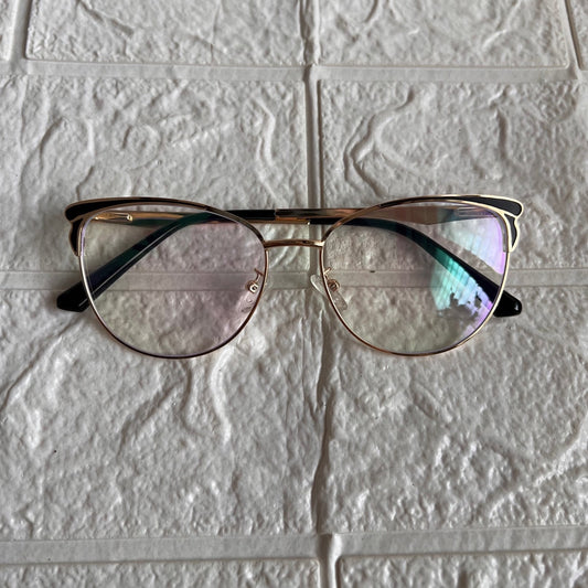 Lente Cat Eye Mini Mariposas Negros