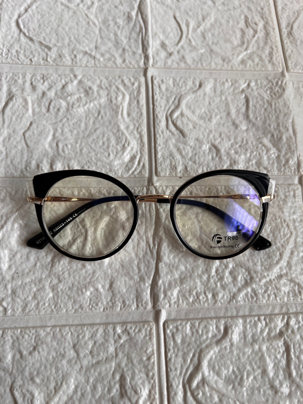 Lentes Cat Eye Semi Redondo con clear