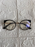 Lentes Cat Eye Semi Redondo con clear
