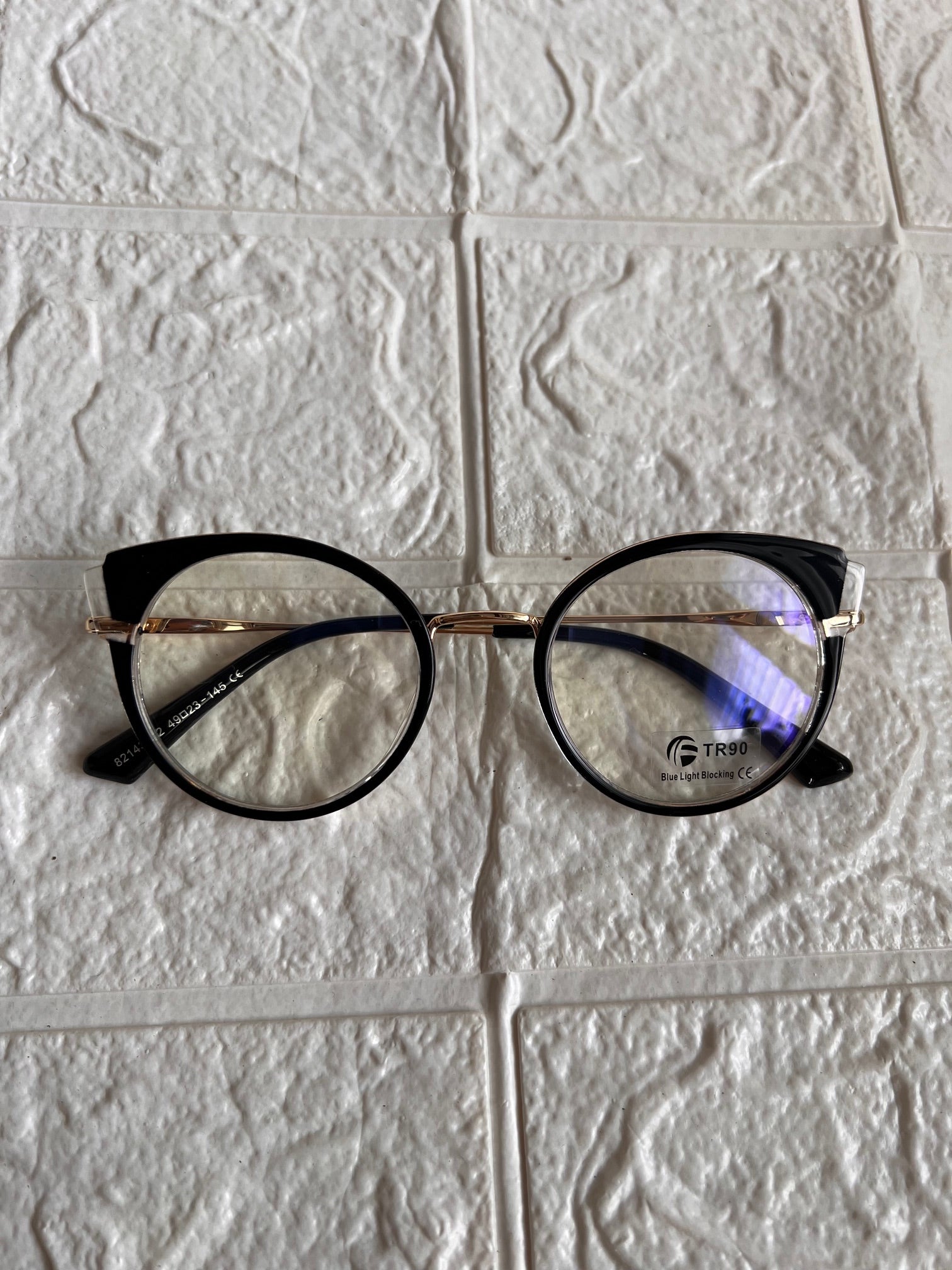 Lentes Cat Eye Semi Redondo con clear
