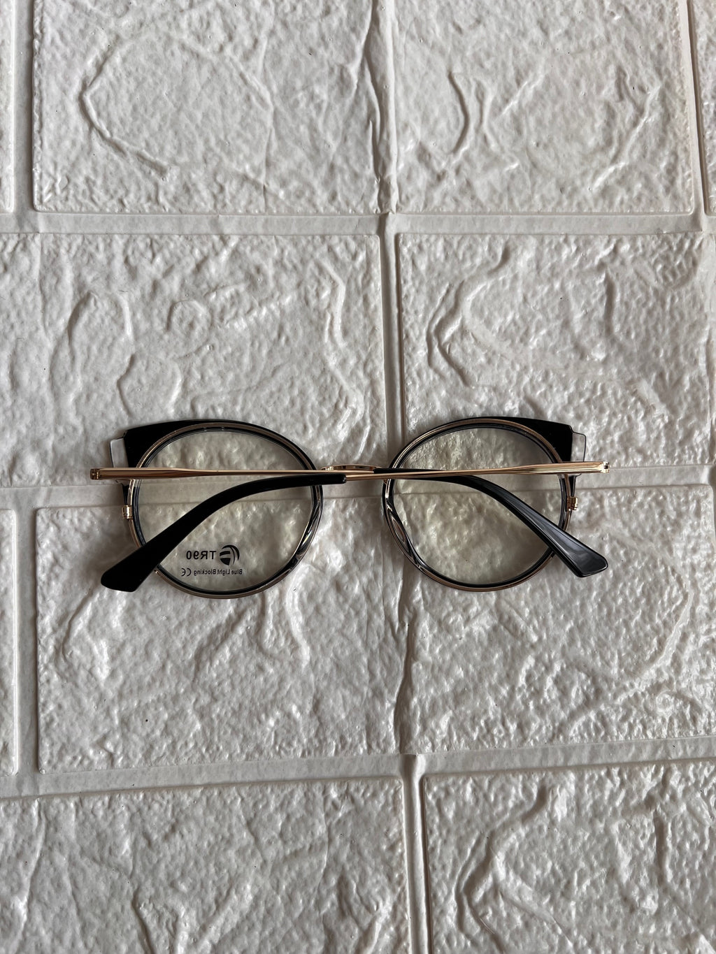 Lentes Cat Eye Semi Redondo con clear