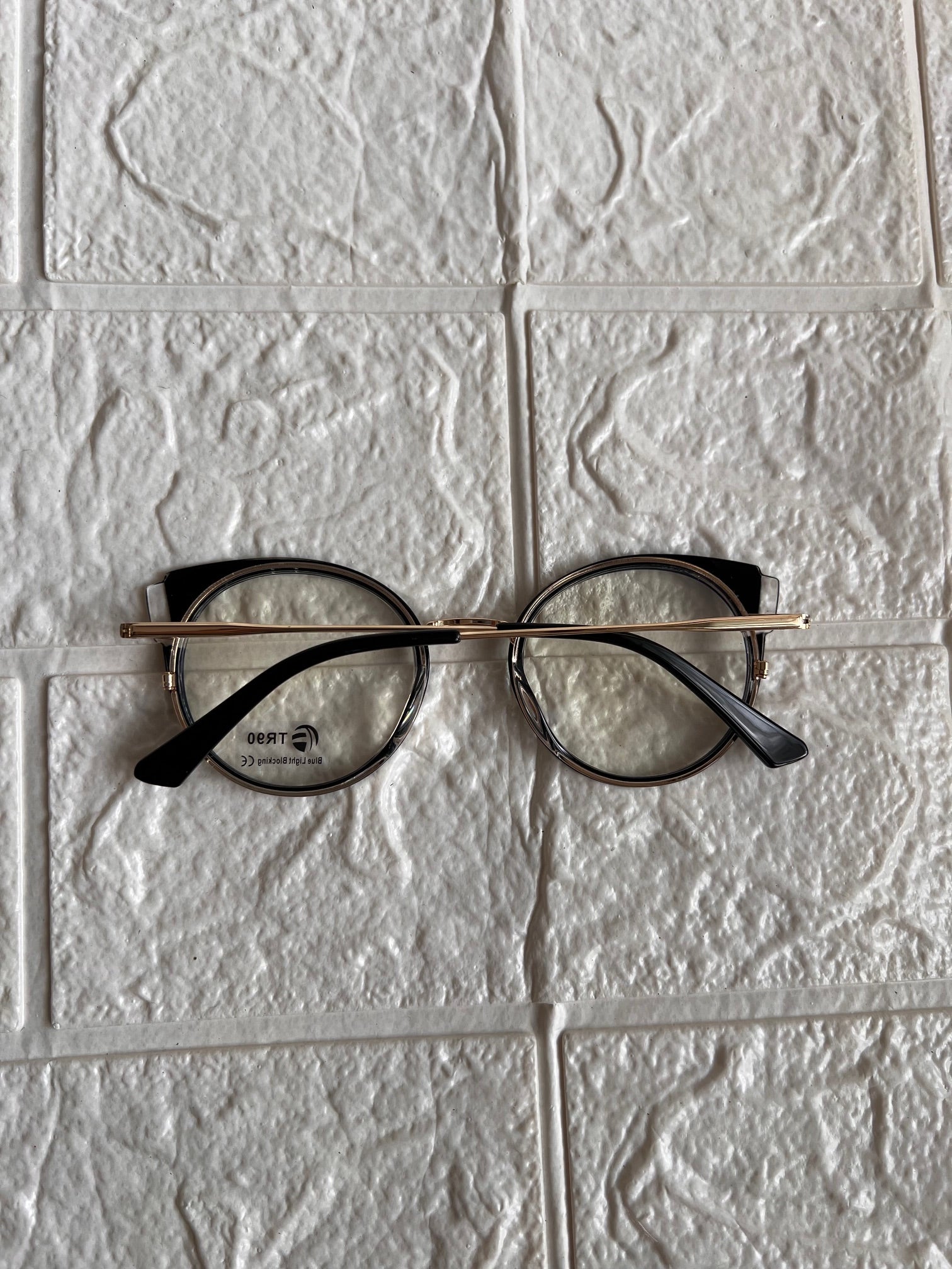 Lentes Cat Eye Semi Redondo con clear