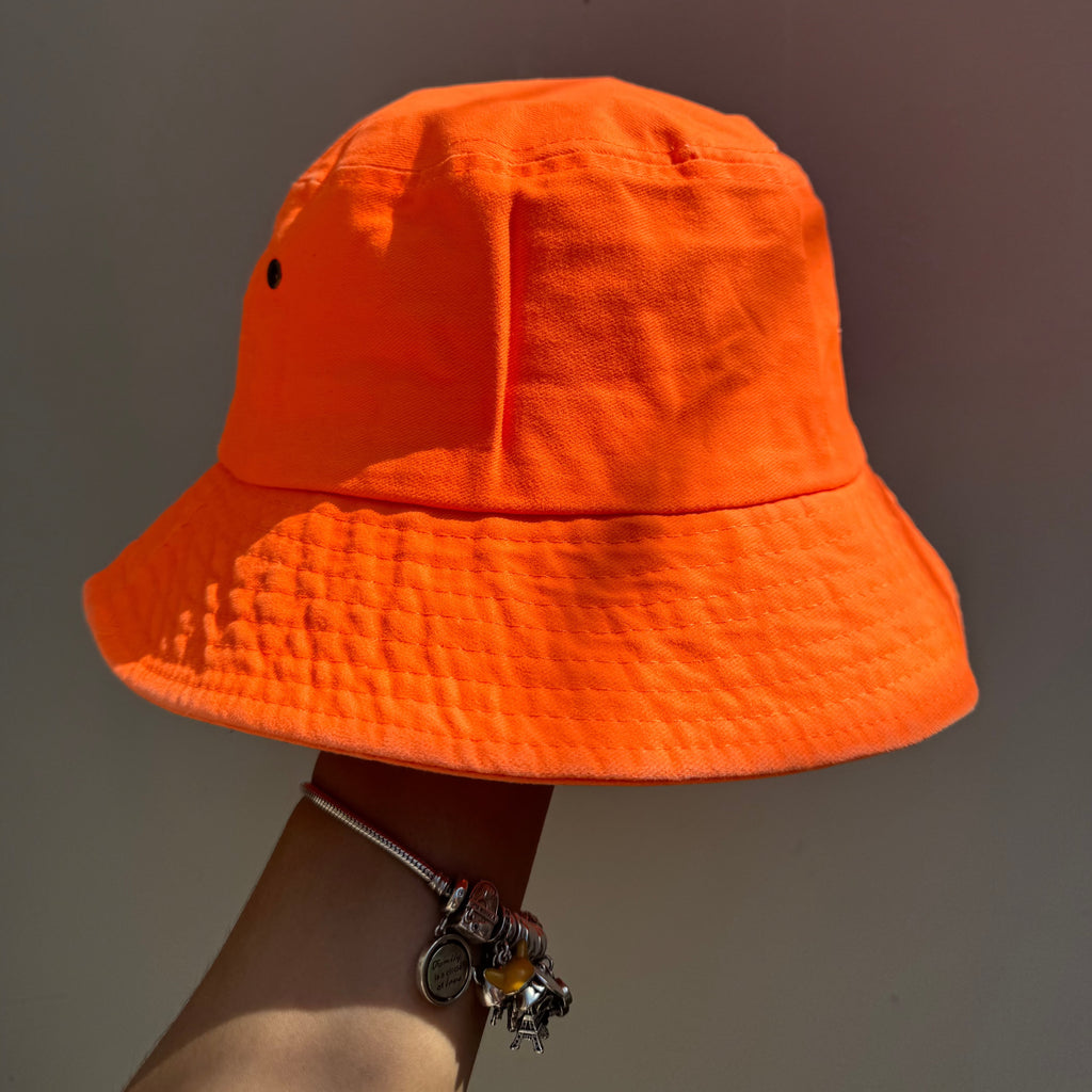Bucket Hat Naranja Neon
