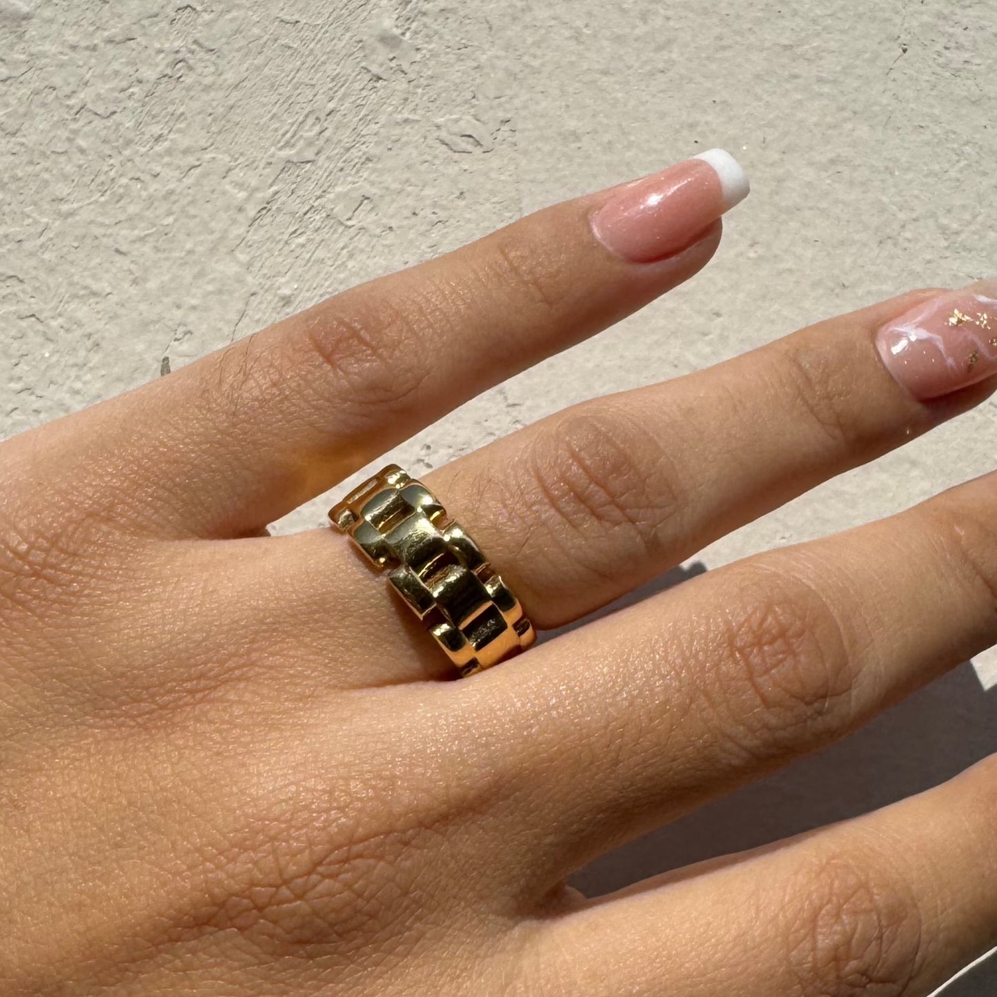 Anillo tipo Rolex Gold Ajustable