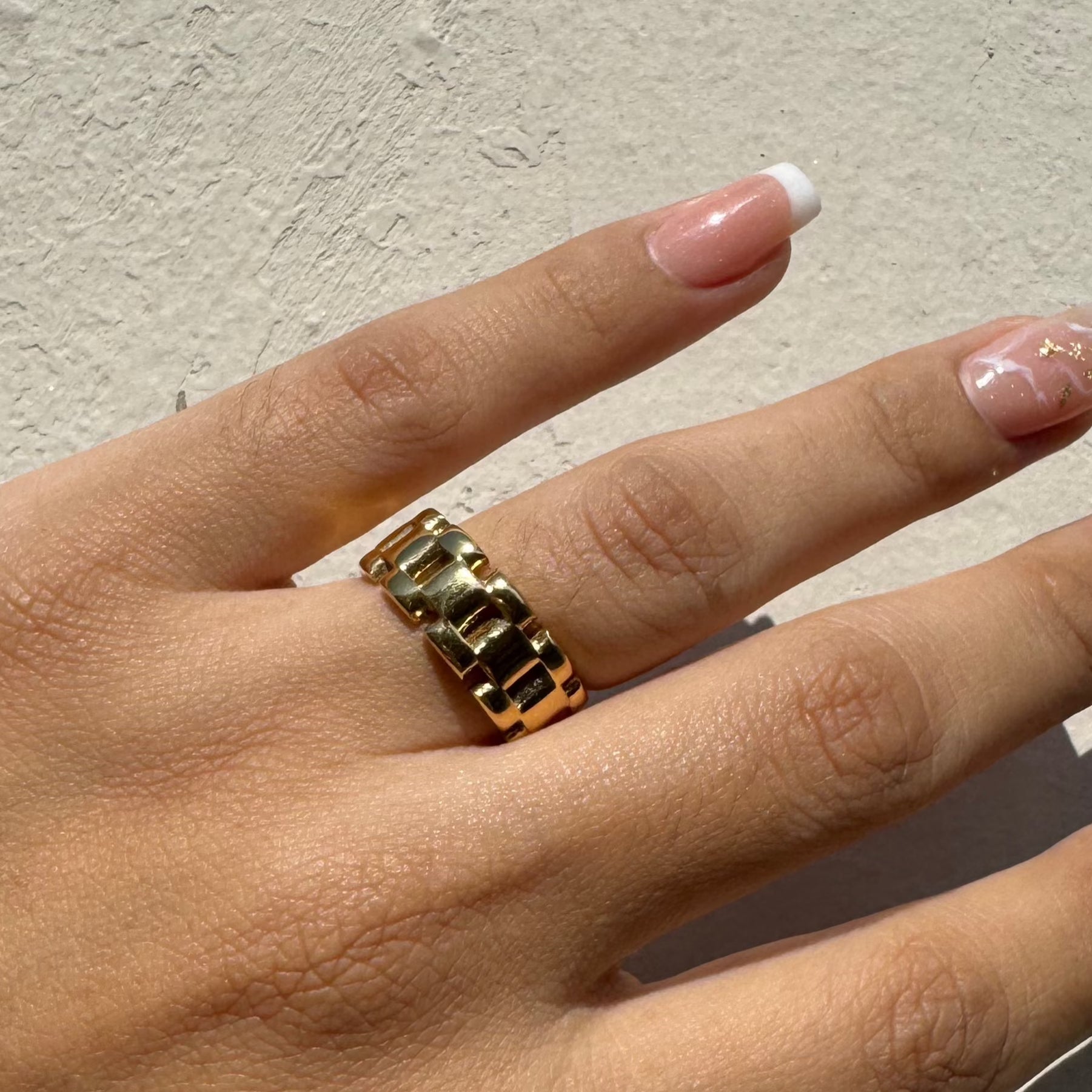 Anillo tipo Rolex Gold Ajustable