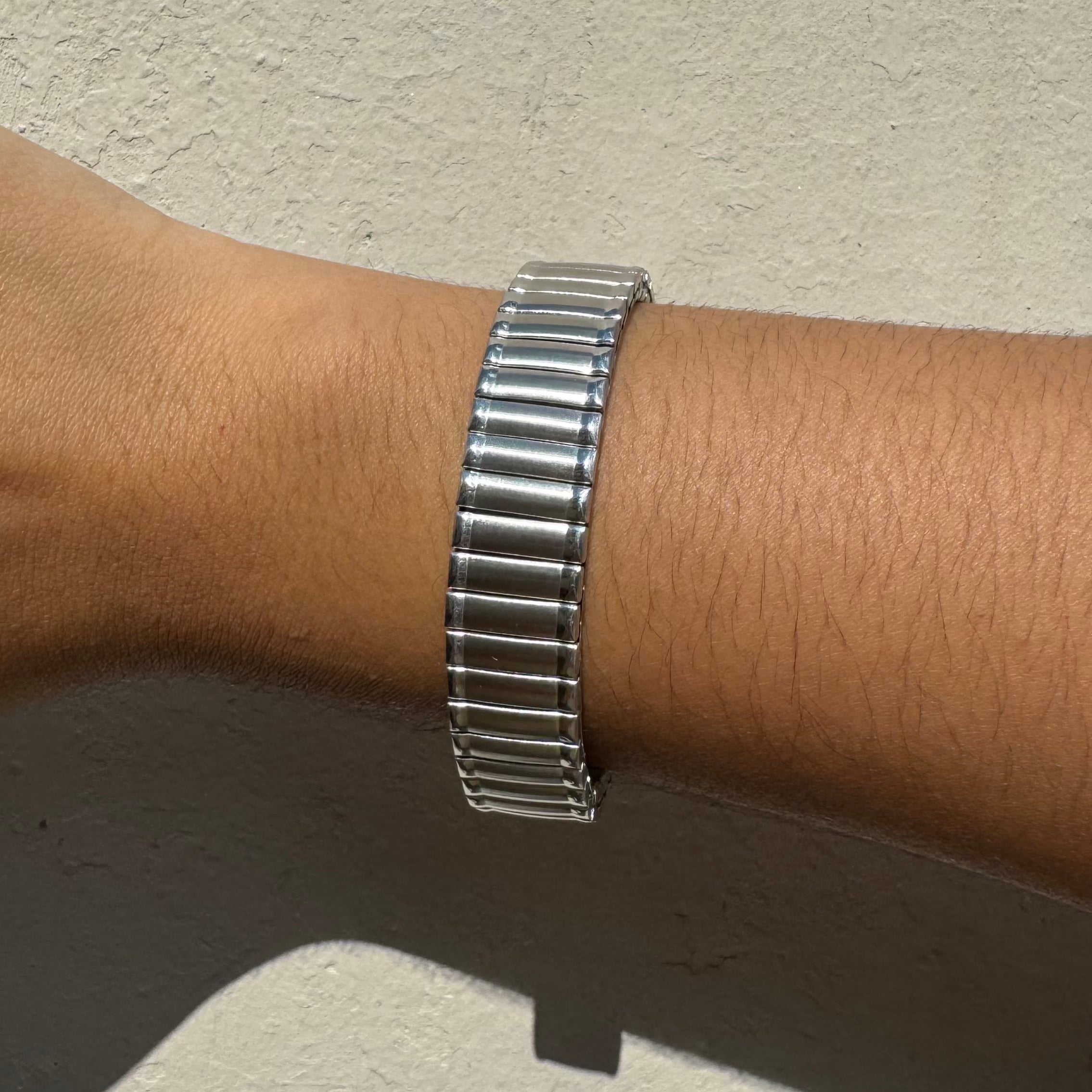 Brazalete Stretch Silver