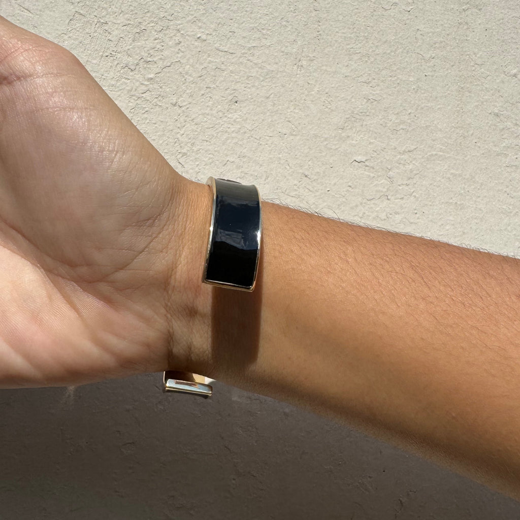 Bangle Chanel Black/Gold