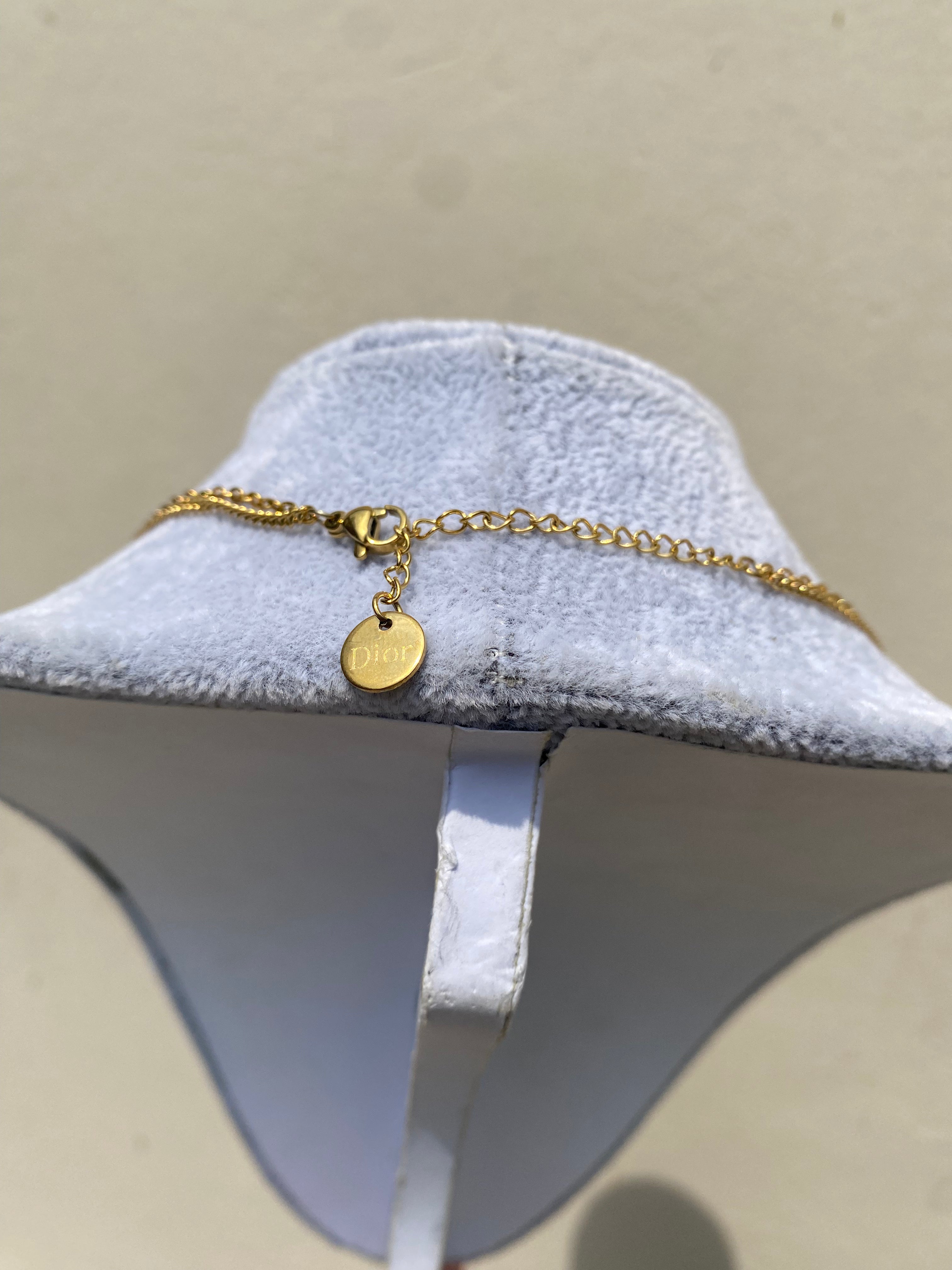 Necklace Double CD Gold