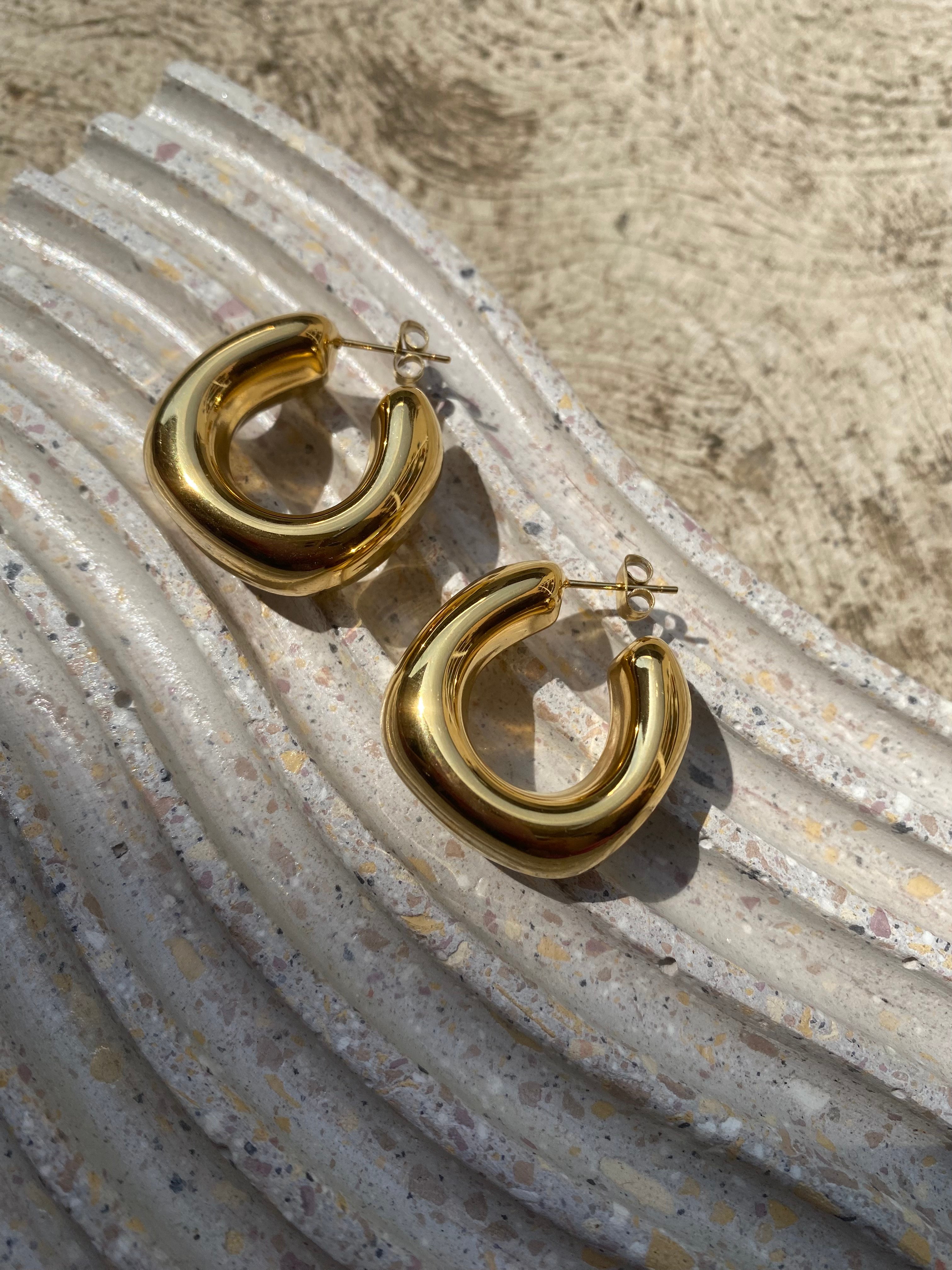 Hoops Semi Donas Gold