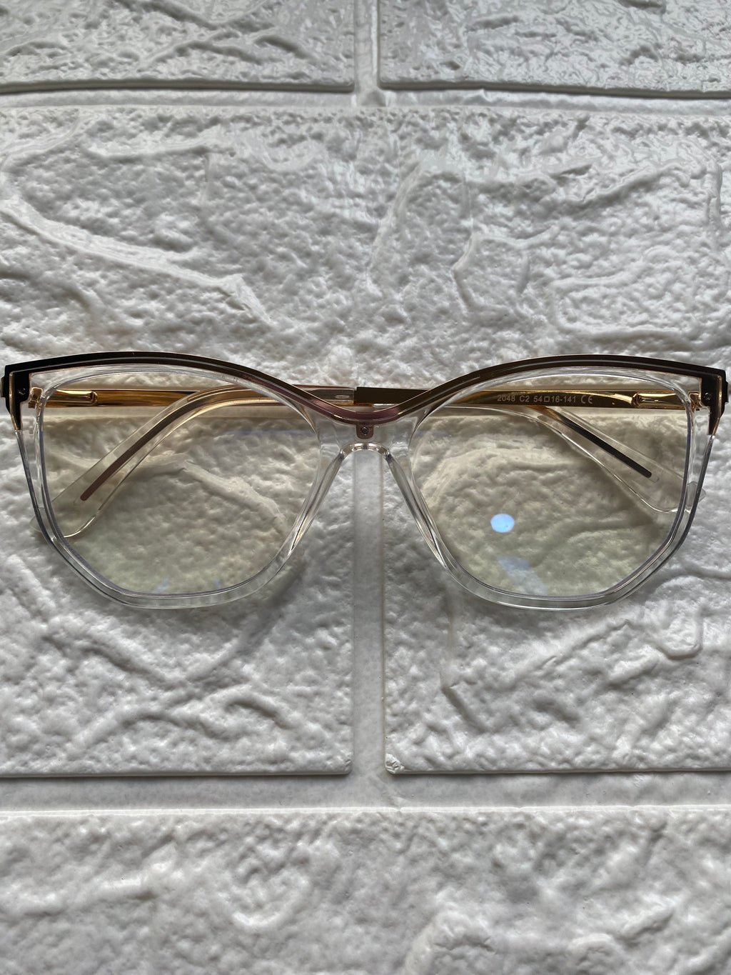 Lentes Clear Cat Eye New