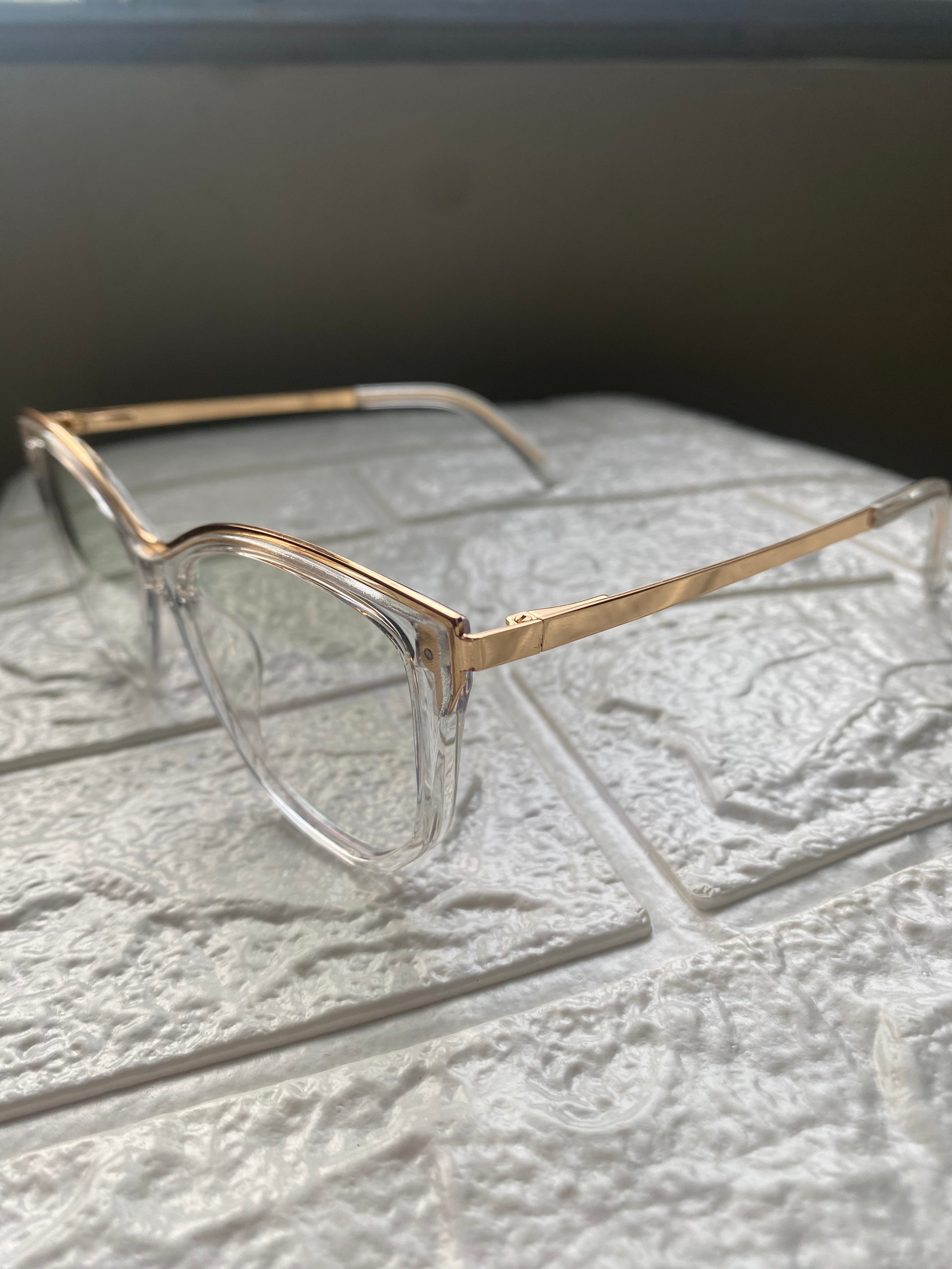 Lentes Clear Cat Eye New