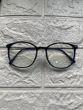 Lentes Semiredondos Negros y Silver