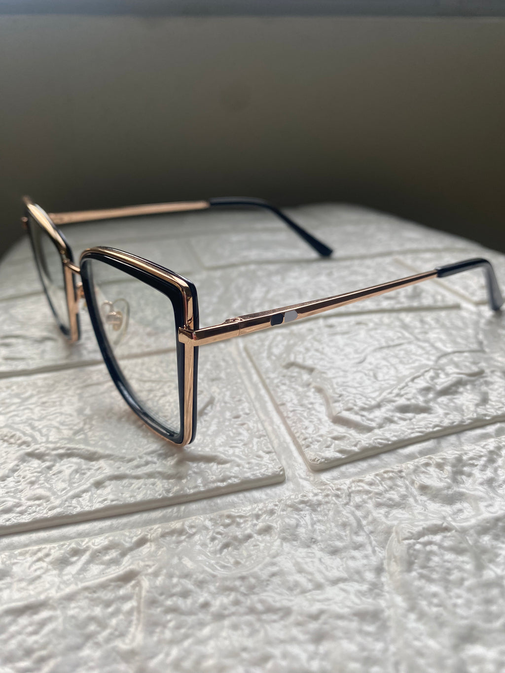 Lentes New Black and Gold