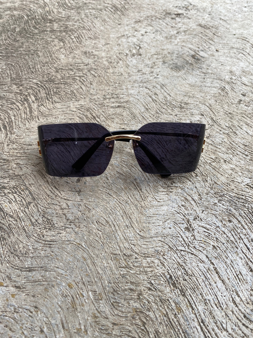 Lentes Miu Miu Vintage Negros Patillas Metal