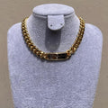 Necklace Gold Christian Dior