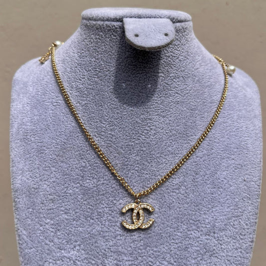 Necklace Chanel Gold y Perlas