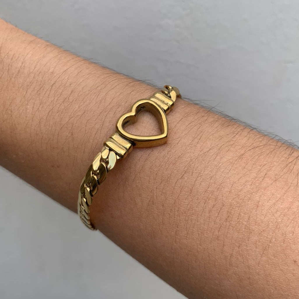 Brazalete Golden Heart