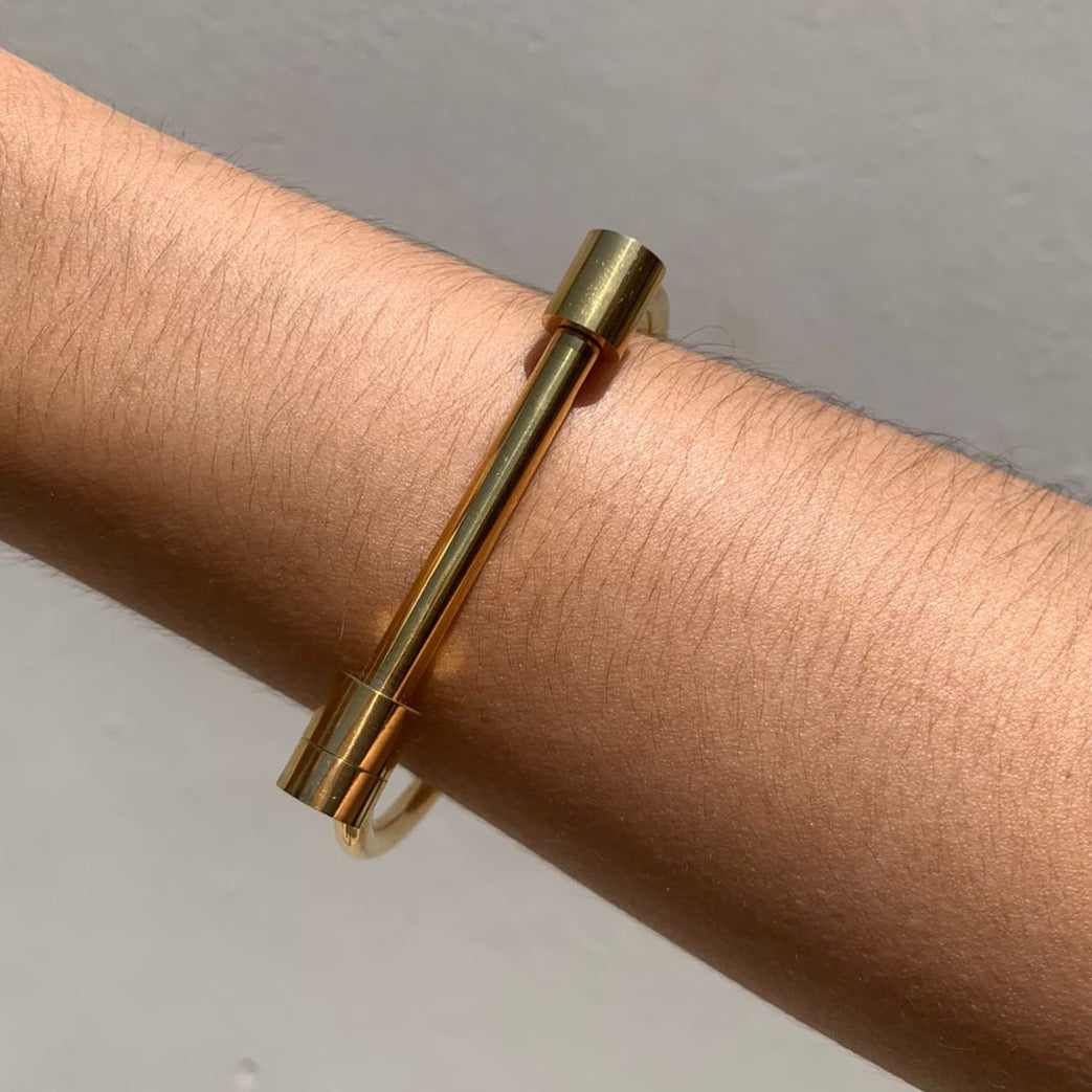 Bangle Tornillo Gold