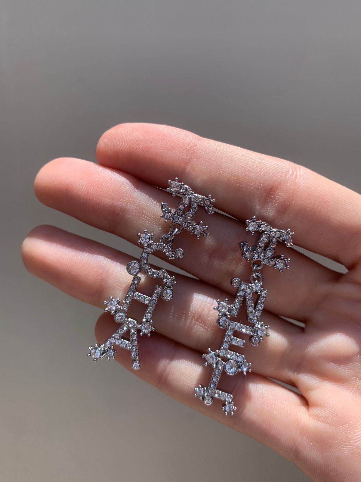 Aretes Chanel Silver