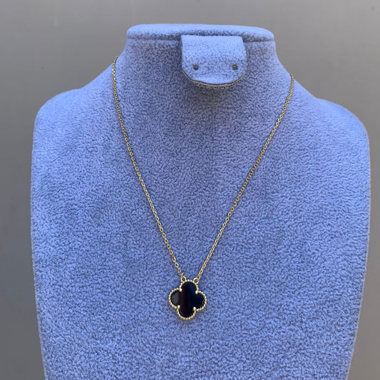 Cadena Van Cleef Black/Gold