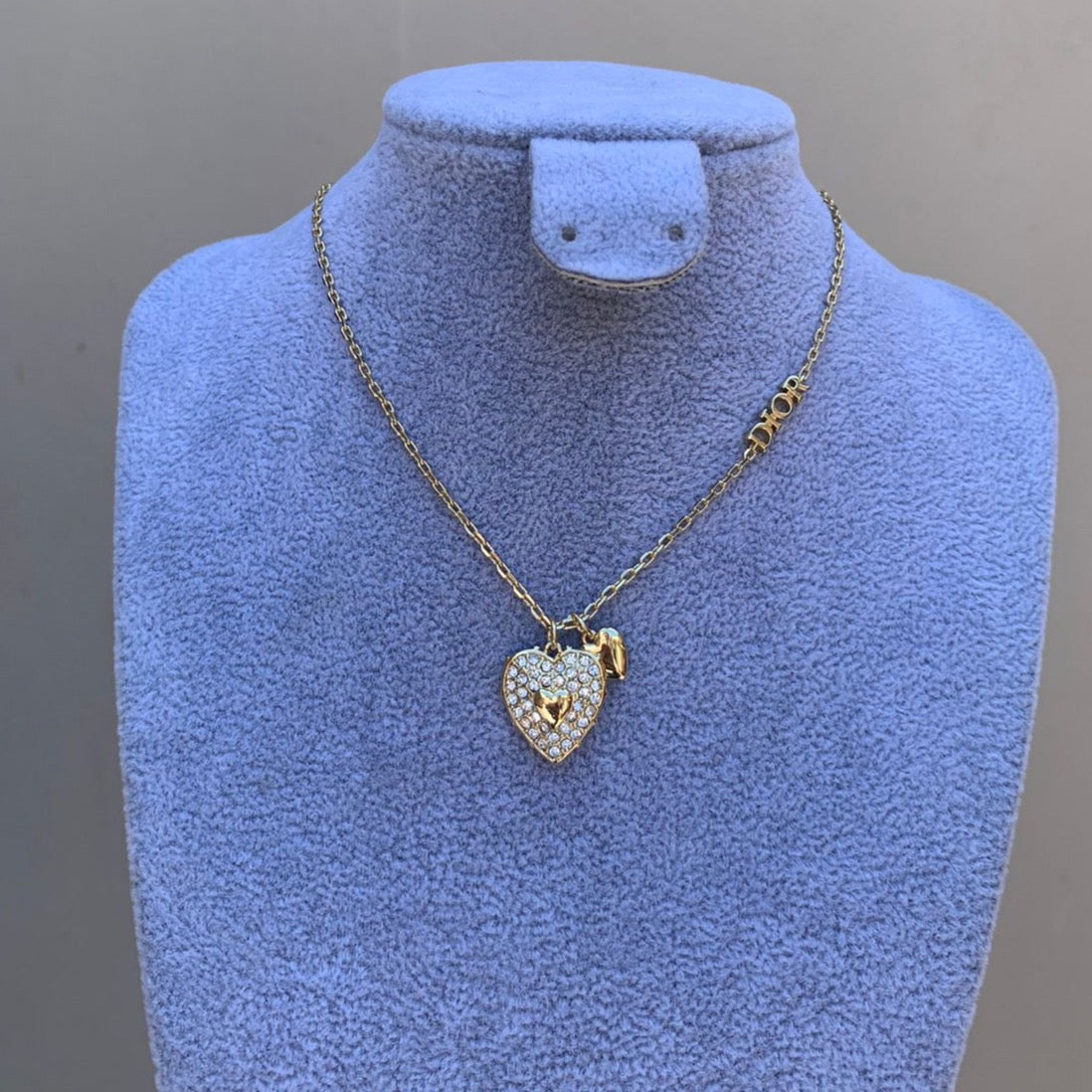 Cadena Dior Zircons Heart