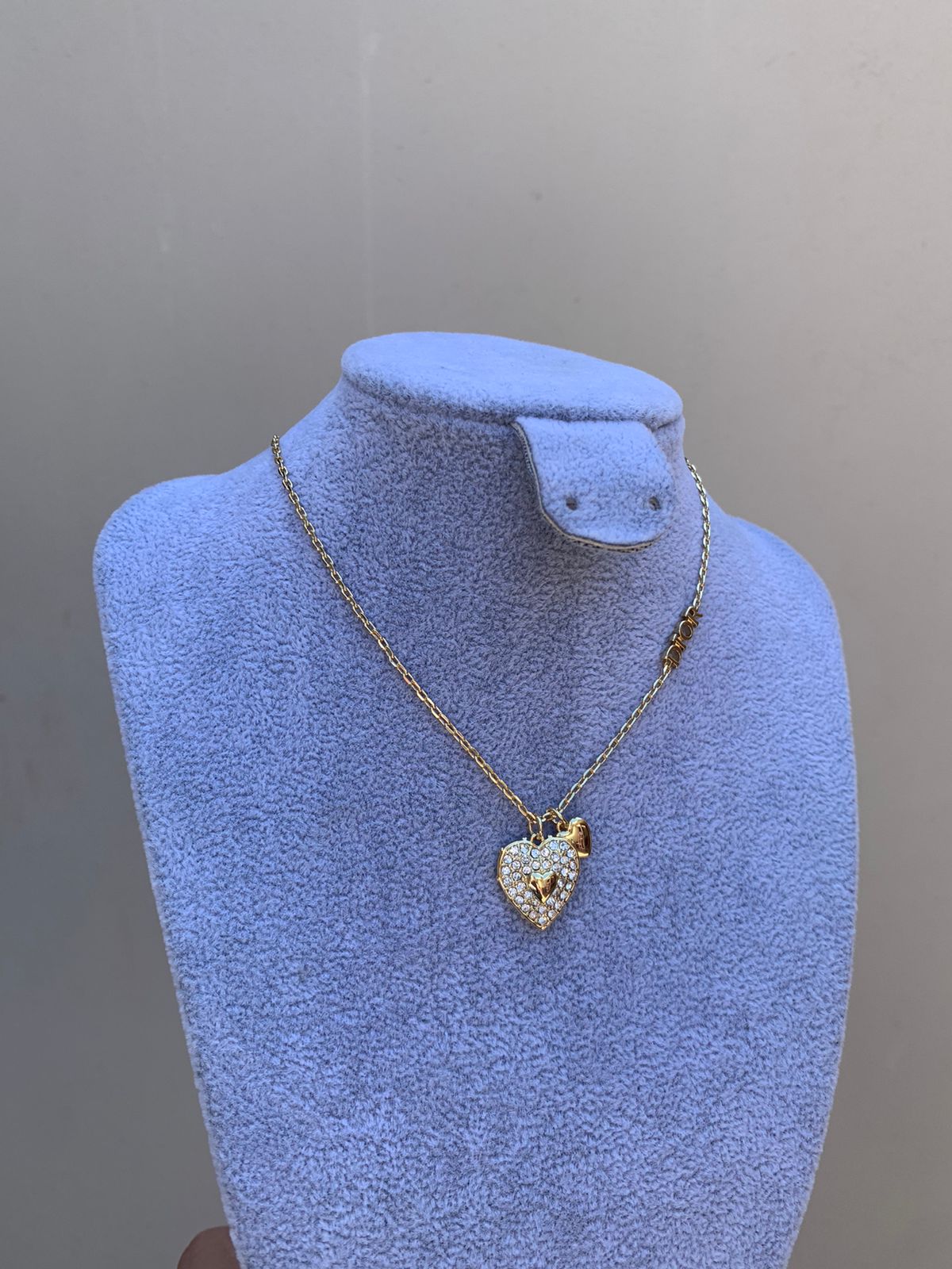 Cadena Dior Zircons Heart