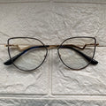 Lentes Cat Eye Frame Negro + Zigzag Nuevos