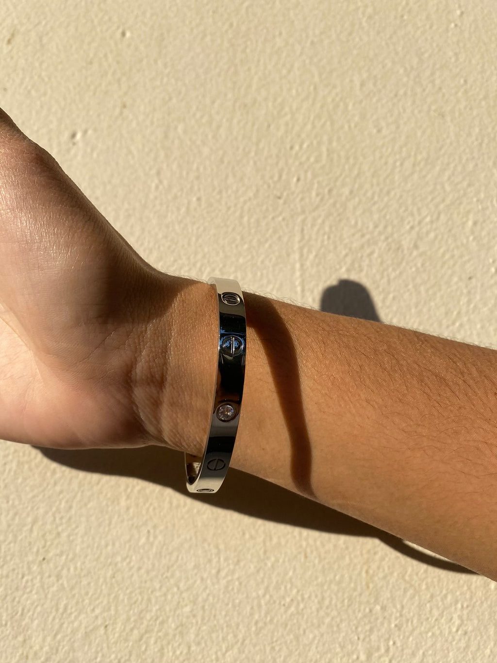 Bangle Cartier Zirconia y Silver 8mm