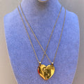 Cadena Corazon Doble 2 en 1