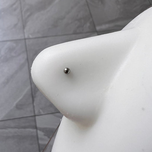 Piercing Nariz Boba Silver