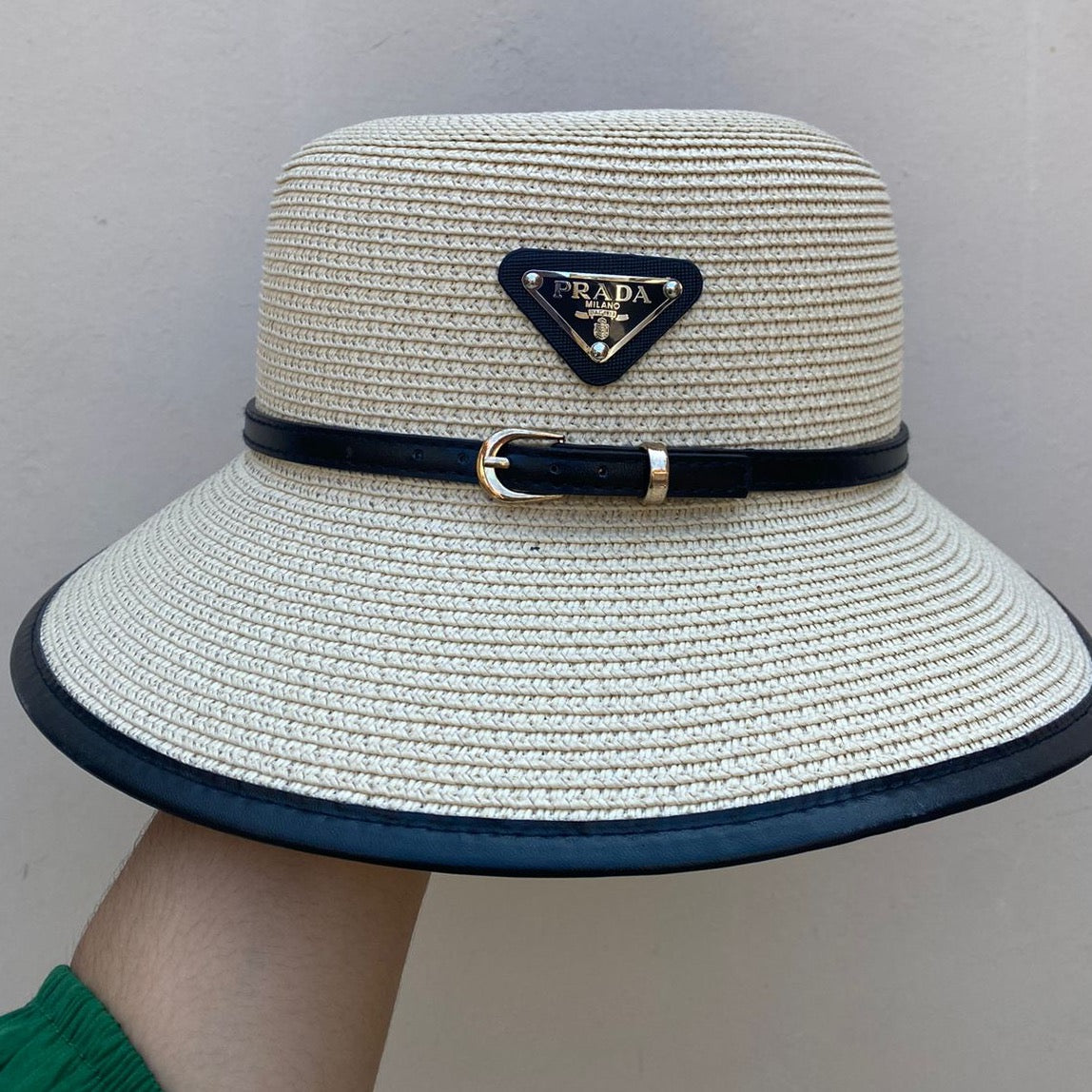 Hat Old Money Prada Beige
