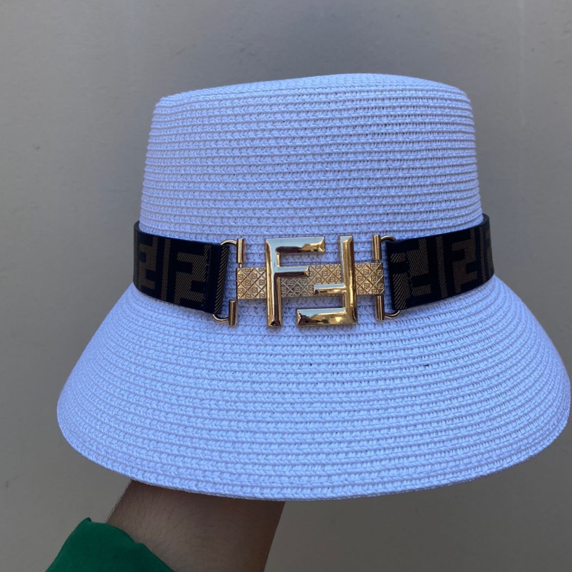 Hat Fancy Fendi Blanco