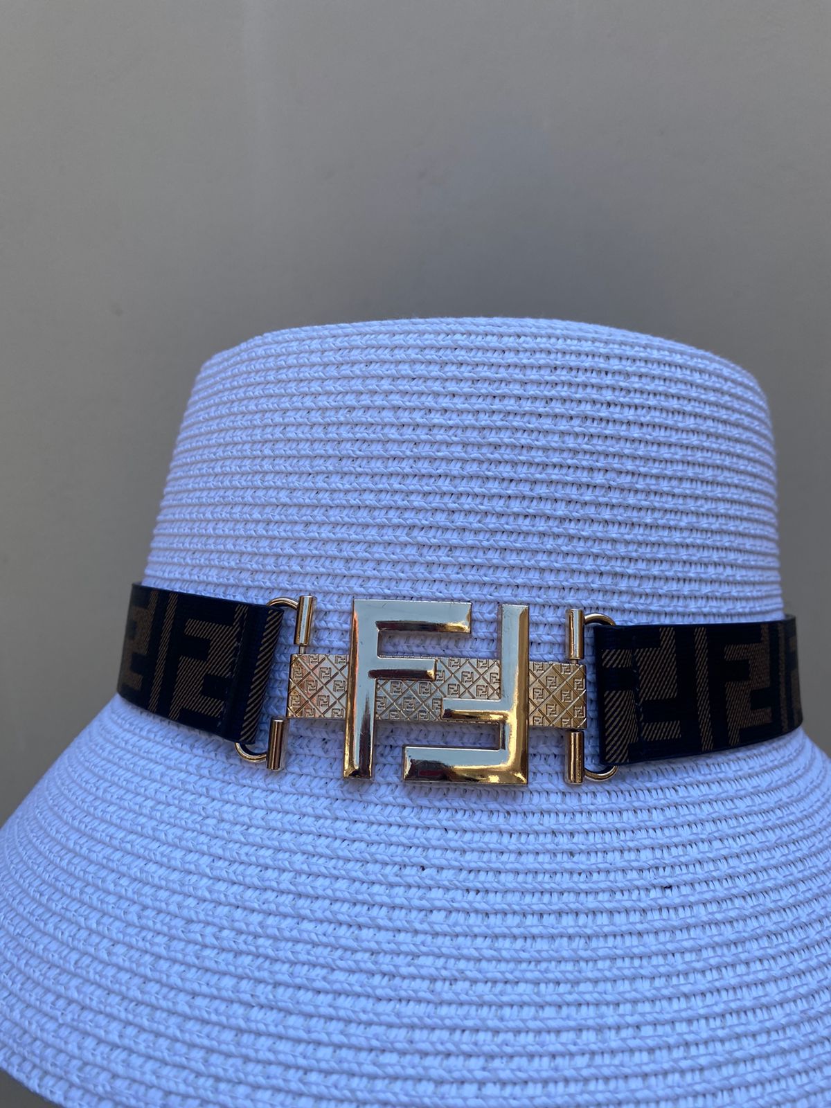 Hat Fancy Fendi Blanco