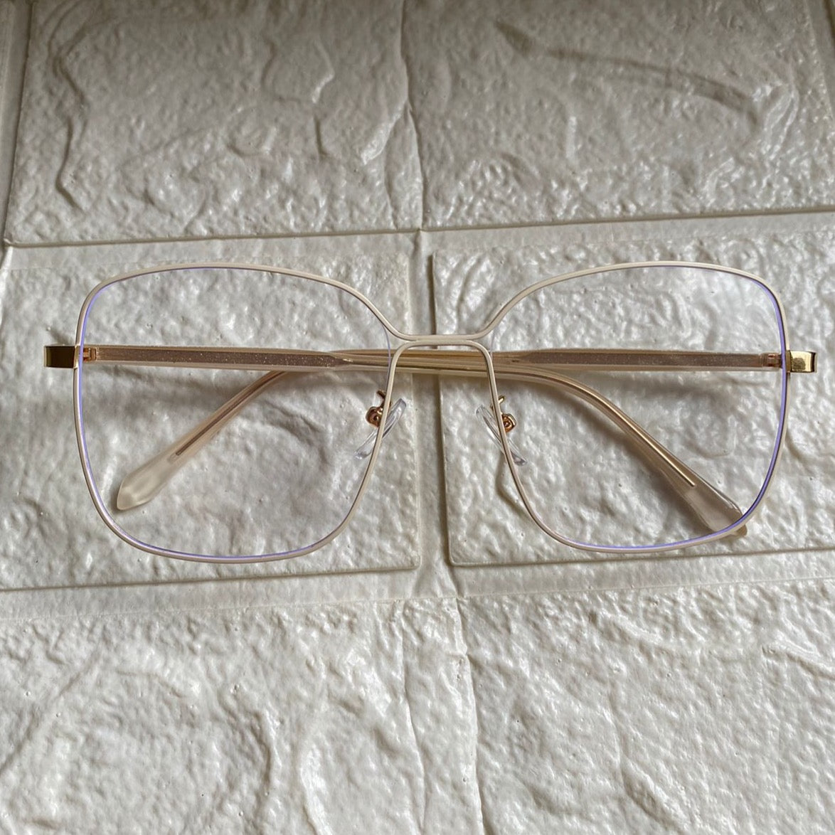 Lentes Tipo Infinito Blanco