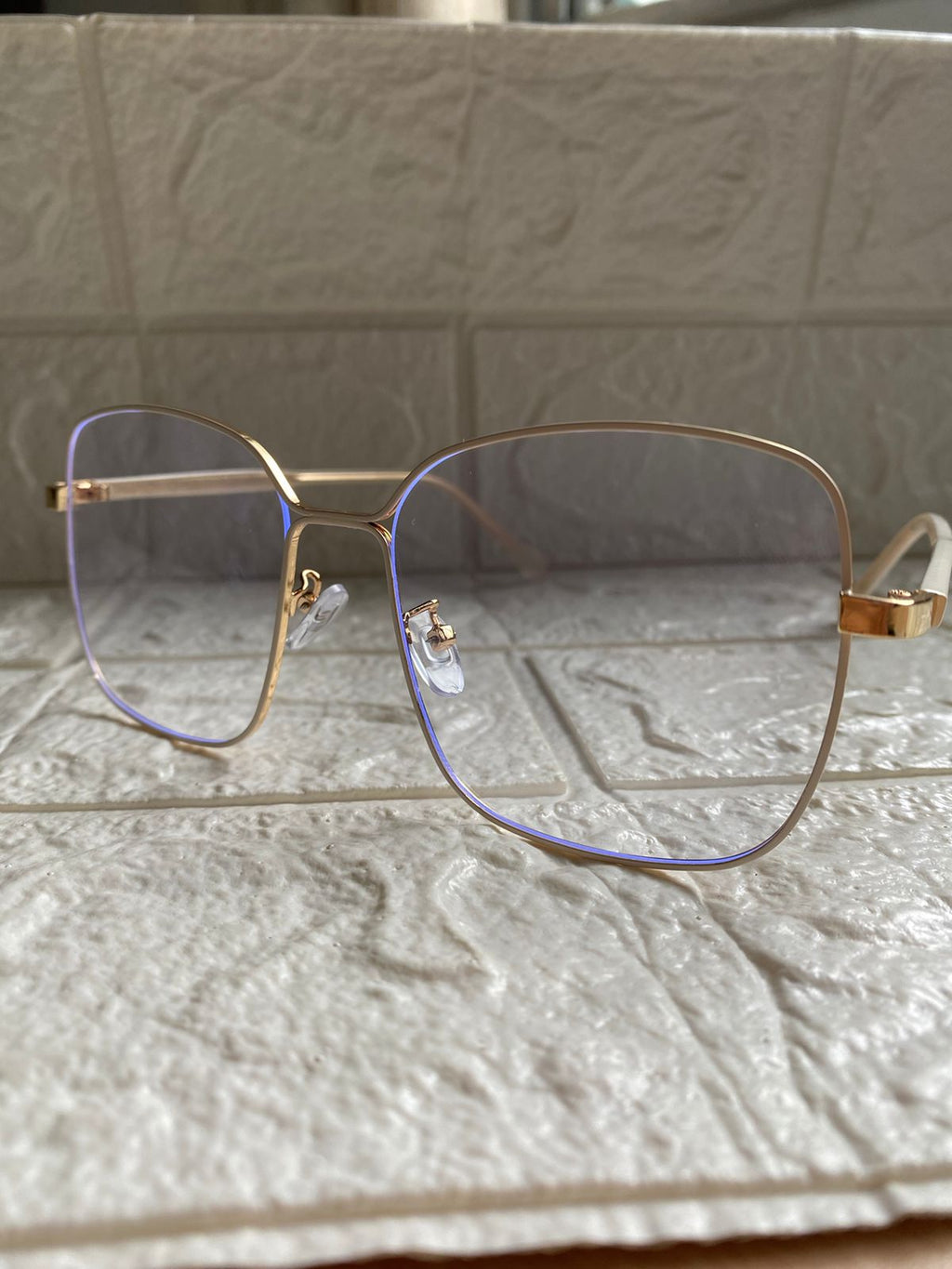 Lentes Tipo Infinito Blanco