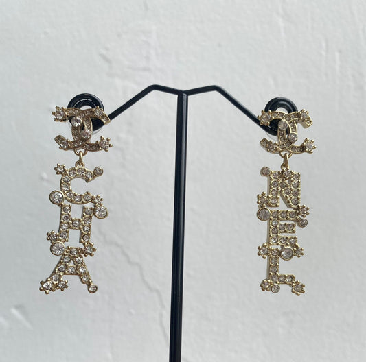Aretes Chanel Gold