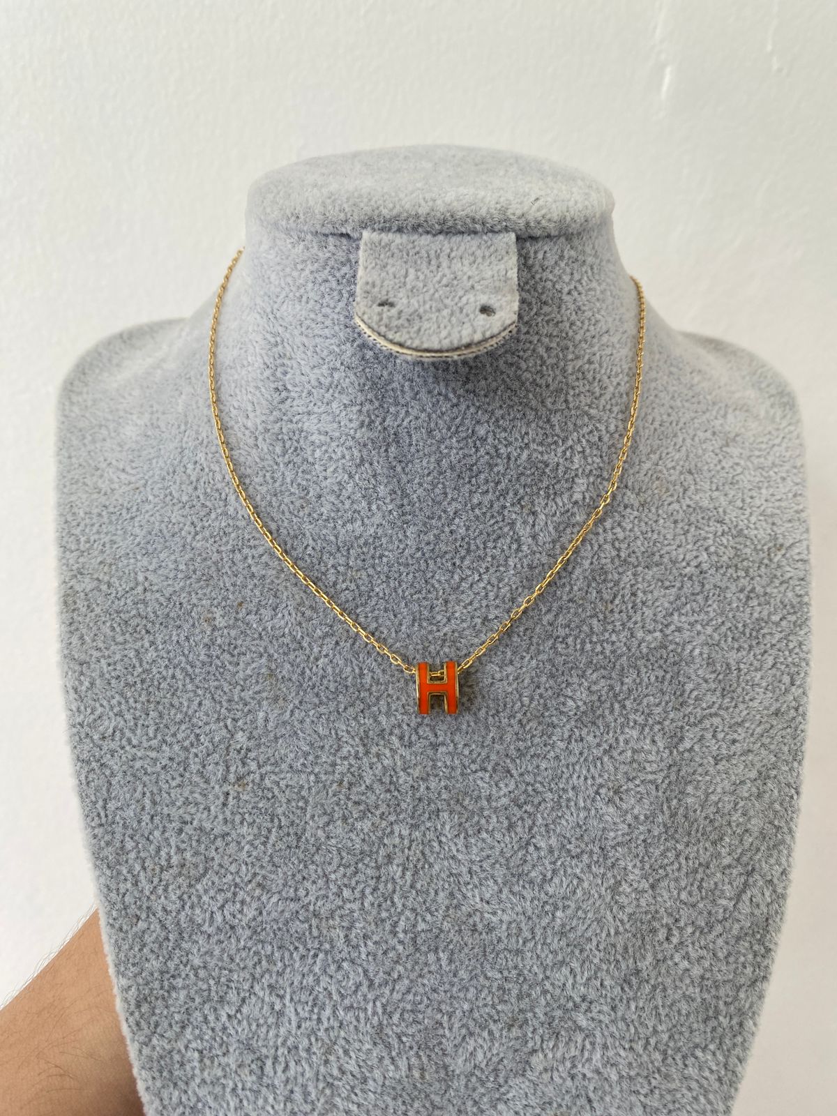 Cadena Hermes Naranja Small