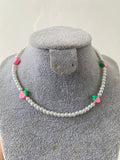 Chocker Perlas y Fresas