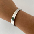 Bangle Silver Plane 8mm
