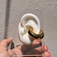 Earcuff Gold con Texturas Grandes