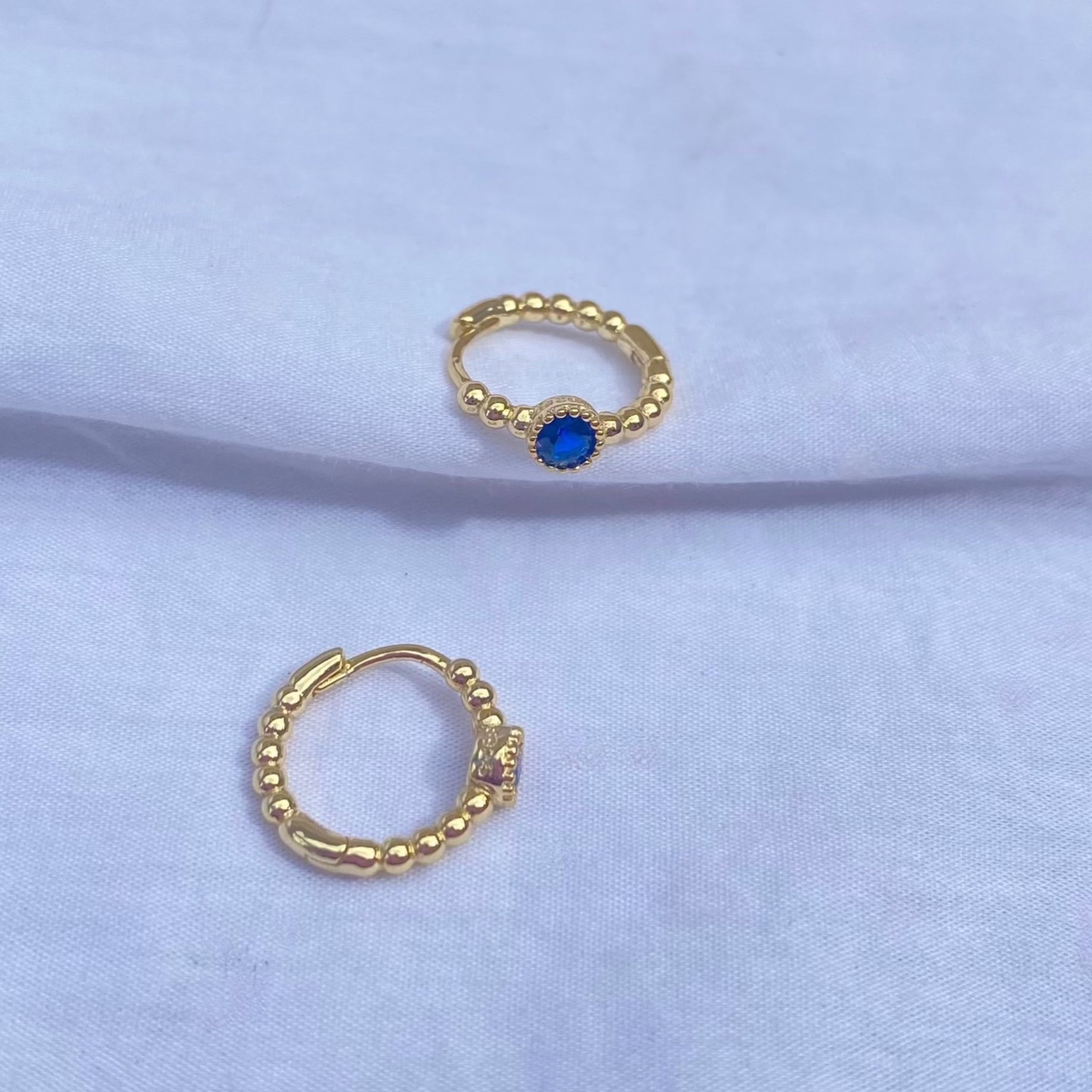 Mini Hoops un Twist Azul